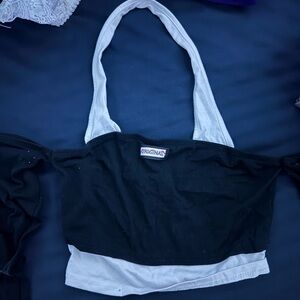 Black and White Tube Top